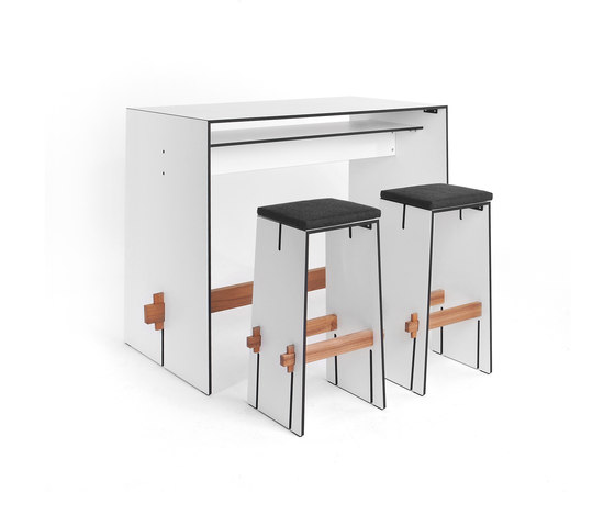 Tension bar stool | Bar stools | conmoto