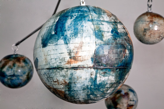 Porcelain Cassiopeia Ball SSSLL Discovery | Suspended lights | Andrea Claire Studio