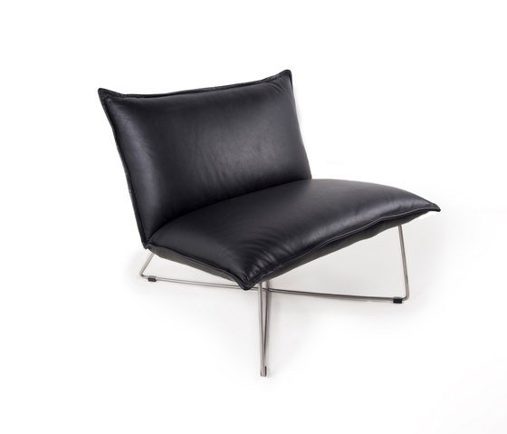 Earl Brushed Stainless Steel Low Back | Fauteuils | Jess