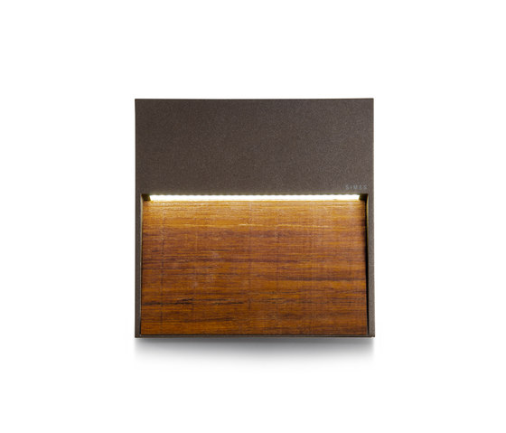 Skill Wood square | Outdoor wall lights | Simes
