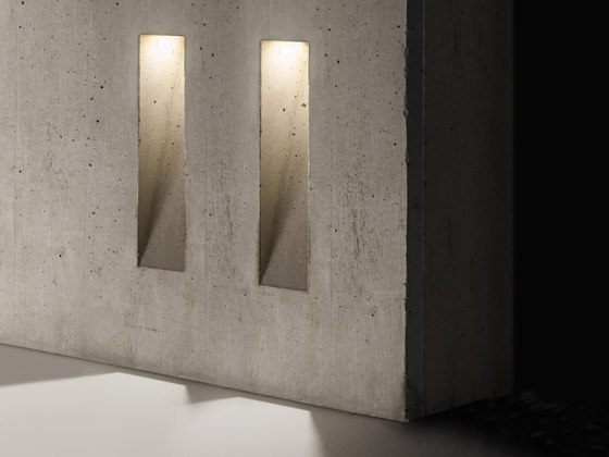 Ghost vertical | Outdoor recessed wall lights | Simes
