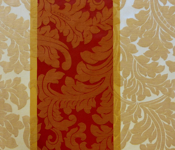 Dynastie Ornament Stripe | Tissus de décoration | Rasch Contract