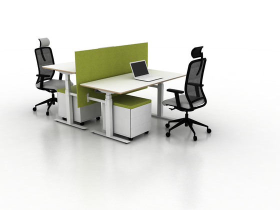 X-Ray Two-seat office desk | Scrivanie | Ergolain