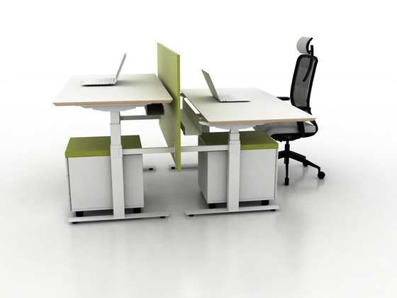 X-Ray Two-seat office desk | Bureaux | Ergolain