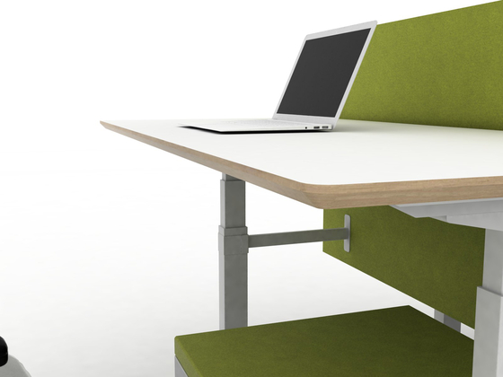 X-Ray Two-seat office desk | Desks | Ergolain