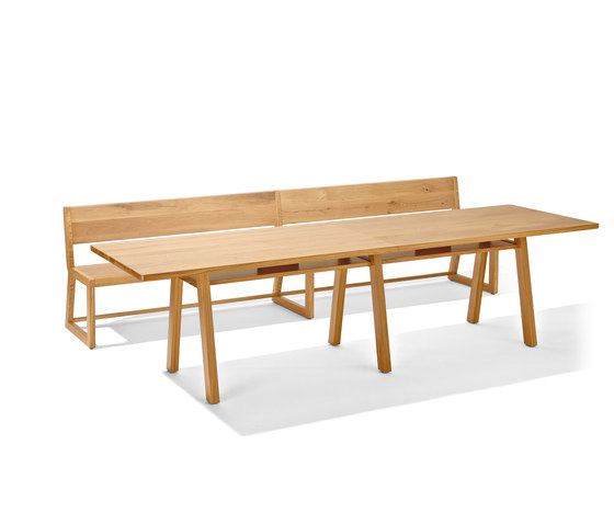 Stijl table and bench | Table-seat combinations | Richard Lampert