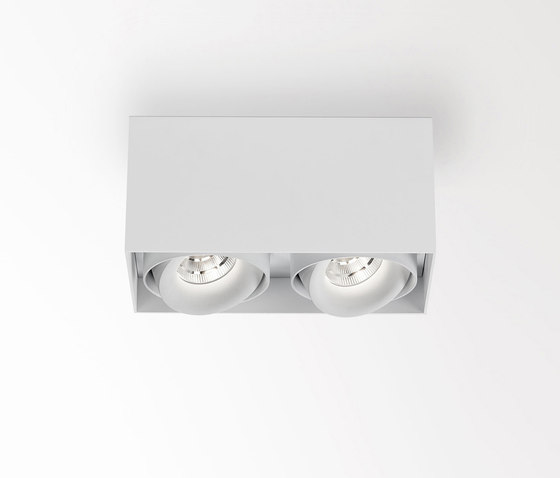 Minigrid On SI | Minigrid On 2 Box + 2 x Minigrid Snap-In Reo 82718 | Lámparas de techo | Deltalight