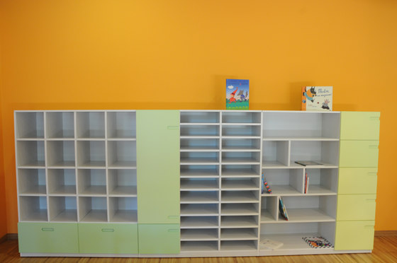Classroom and atelier modules | Kids storage furniture | PLAY+