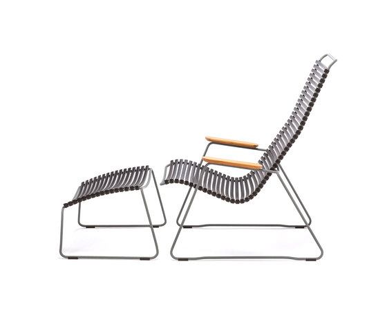 CLICK | Lounge chair with footrest | Armchairs | HOUE