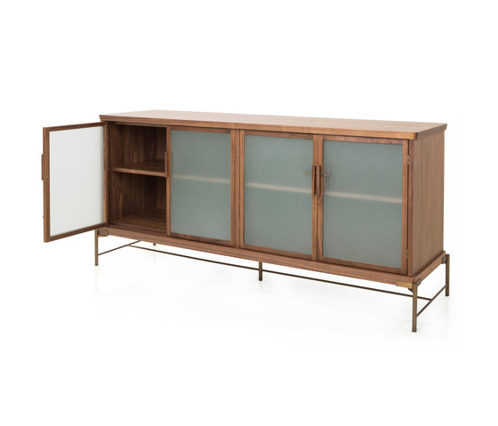 Dowry Cabinet II Frosted Glass | Display cabinets | Stellar Works