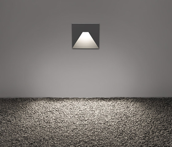 Logic W S | Lámparas exteriores empotrables de pared | Delta Light