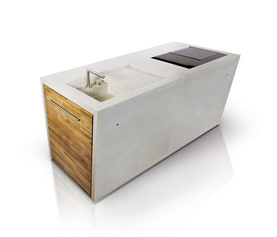 The Concrete | Outdoor Kitchen by Dade Design AG concrete works Beton | Modular kitchens