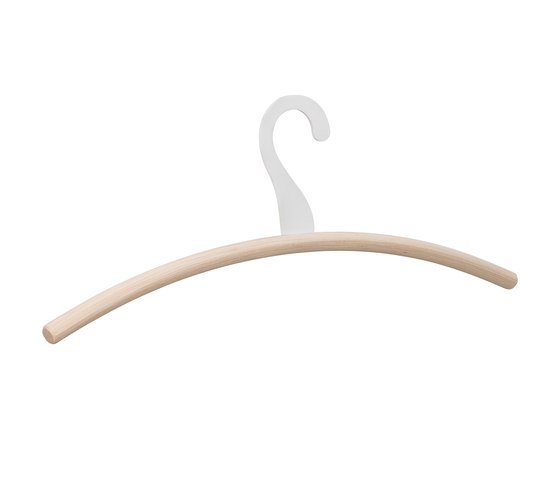 RIIPPA Hanger, nat. white hook, set of 5 | Kleiderbügel | Nordic Hysteria