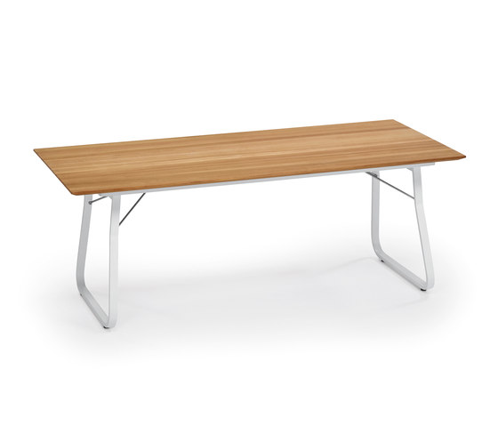 Ahoi Tisch, Tischplatte Teak | Esstische | Weishäupl