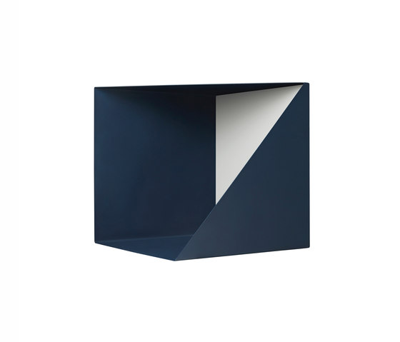 Wall Box | Navy Blue | Ash Grey | Scaffali | Please Wait to be Seated