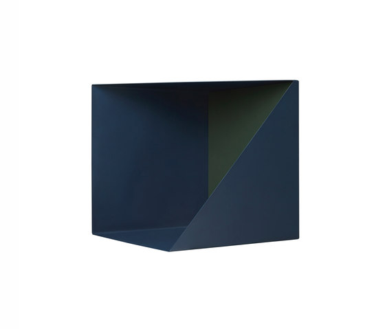 Wall Box | Navy Blue | Cedar Green | Shelving | Please Wait to be Seated