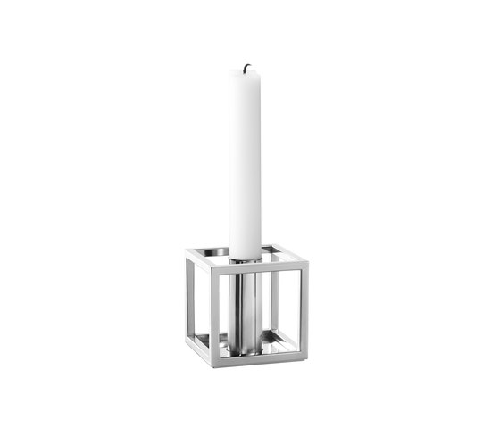 Kubus 1, Nickel-plated | Candlesticks / Candleholder | Audo Copenhagen