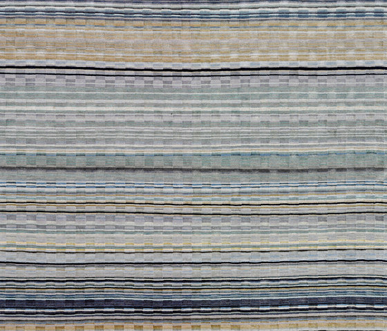 Stripes - Grauland Checker | Formatteppiche | REUBER HENNING