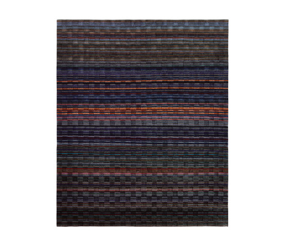 Stripes - Darkland Checker | Rugs | REUBER HENNING