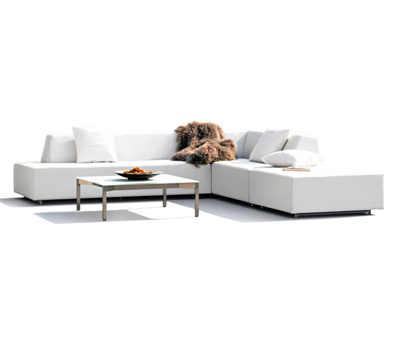 Happy Combination with two long elements and an ottoman | Sofas | Rausch Classics