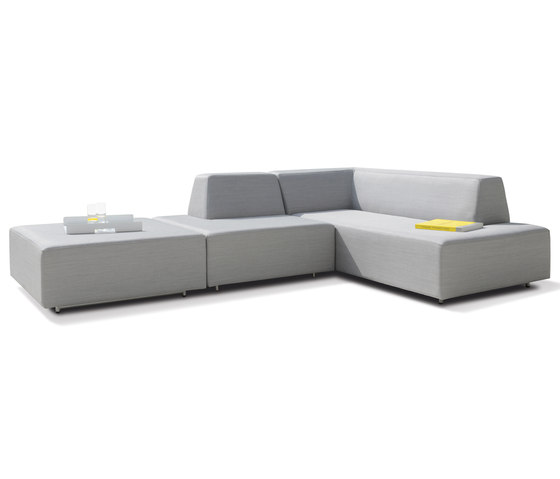 Happy Combination with a short and a long element and an ottoman | Sofas | Rausch Classics