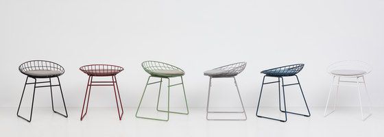 Wire stool KM06 | Hocker | Pastoe