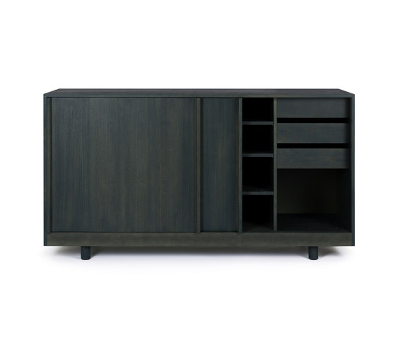 Sideboard with Sliding Doors Forest Green | Sideboards / Kommoden | Bautier