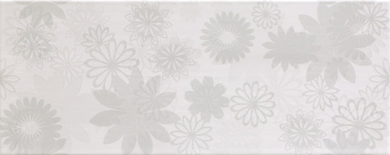 Pennellato Bianco Inserto Floreale | Ceramic tiles | ASCOT CERAMICHE