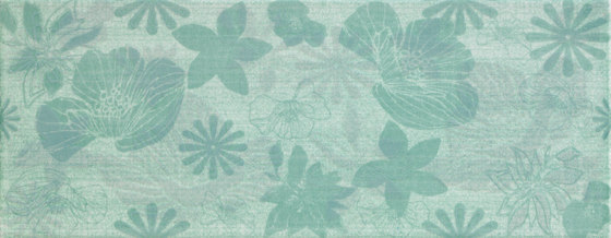 Preziosa Smeraldo Inserto Floreale | Ceramic tiles | ASCOT CERAMICHE