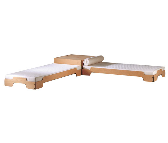 Stacking bed classic beech | Beds | Müller small living