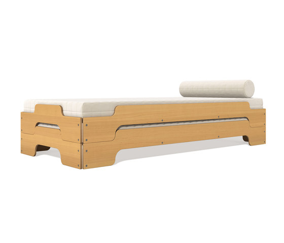 Stacking bed classic beech | Letti | Müller small living