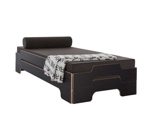 Stacking bed CPL black | Camas | Müller small living