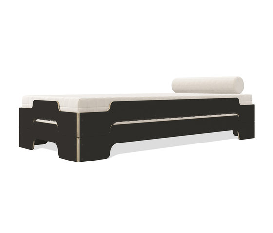 Stacking bed CPL black | Letti | Müller small living