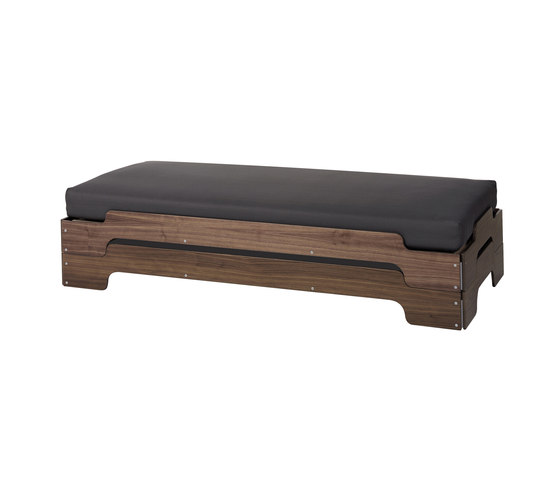Stacking bed walnut | Lits | Müller small living