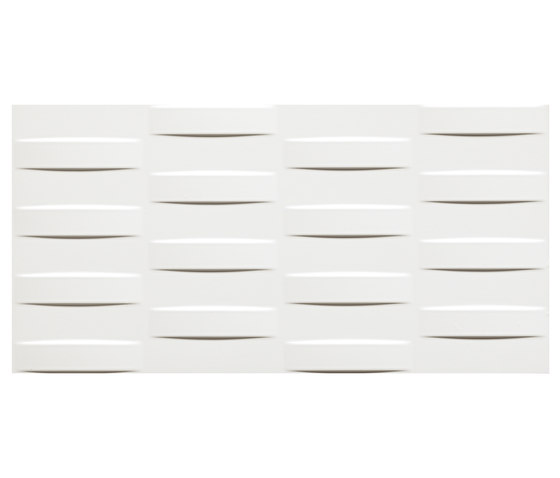3D Wall Grid White Matt | Carrelage céramique | Atlas Concorde
