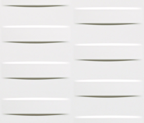 3D Wall Grid White Shiny | Carrelage céramique | Atlas Concorde