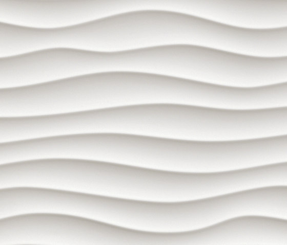 3D Wall Dune White Matt | Keramik Fliesen | Atlas Concorde