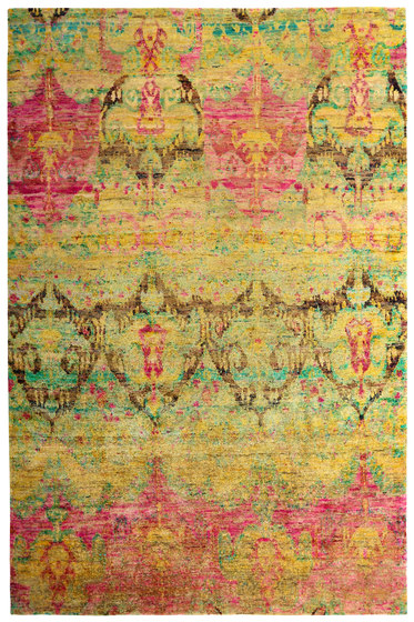 Kundan Diffusion Koti Silk Baroque Ikat | Alfombras / Alfombras de diseño | Zollanvari