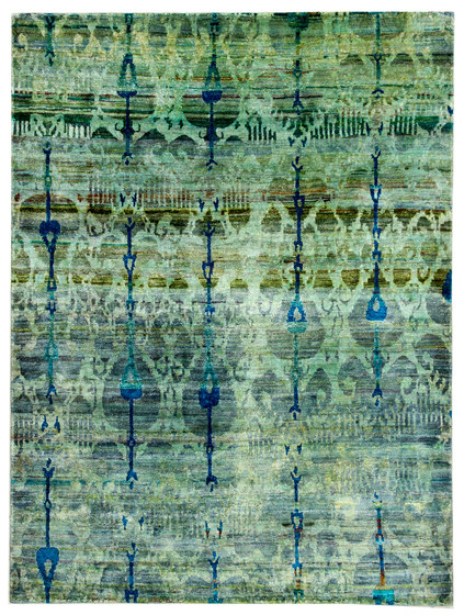 Kundan Diffusion Koti Silk Ikat | Tapis / Tapis de designers | Zollanvari