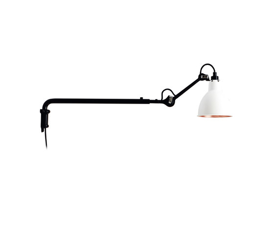 LAMPE GRAS - N°203 white/copper | Wall lights | DCW éditions