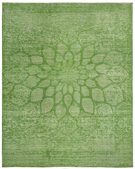 Designer Isfahan Dots in Grass Green | Tappeti / Tappeti design | Zollanvari