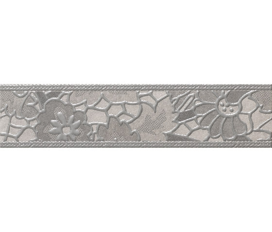 Uptown Listelo Art Silver | Ceramic tiles | KERABEN