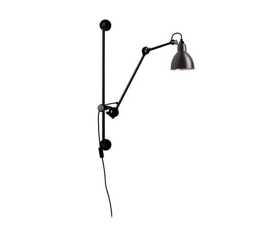 LAMPE GRAS - N°210 black/copper | Wall lights | DCW éditions