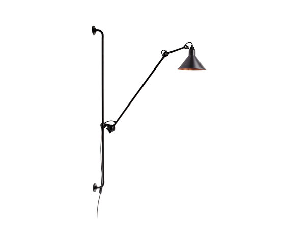 LAMPE GRAS - N°214 black/copper | Lampade parete | DCW éditions