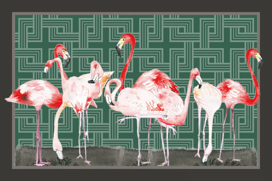Sweet Little Dots Flamingos | Sur mesure | GLAMORA