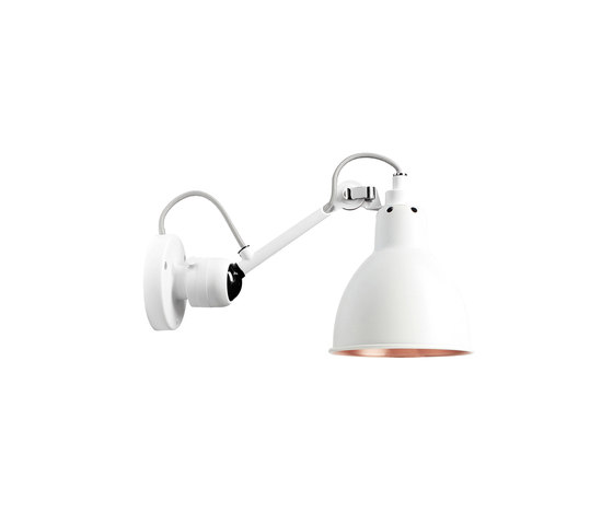 LAMPE GRAS - N°304 white/copper | Wall lights | DCW éditions