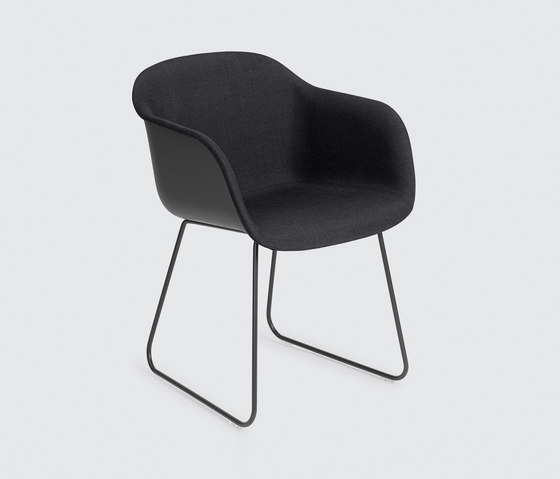 Fiber Armchair | sled base front upholstered | Chairs | Muuto
