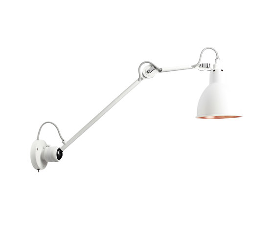 LAMPE GRAS - N°304 L40 SW white/copper | Wall lights | DCW éditions