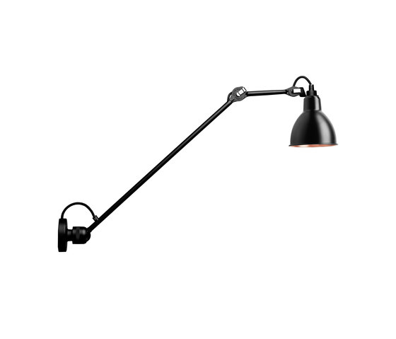 LAMPE GRAS - N°304 L60 black/copper | Lampade parete | DCW éditions