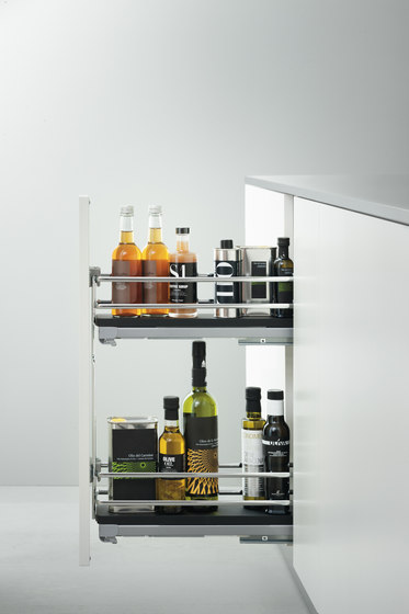 Base Units with Accessories | Pull-out base unit | Kitchen organization | Arclinea